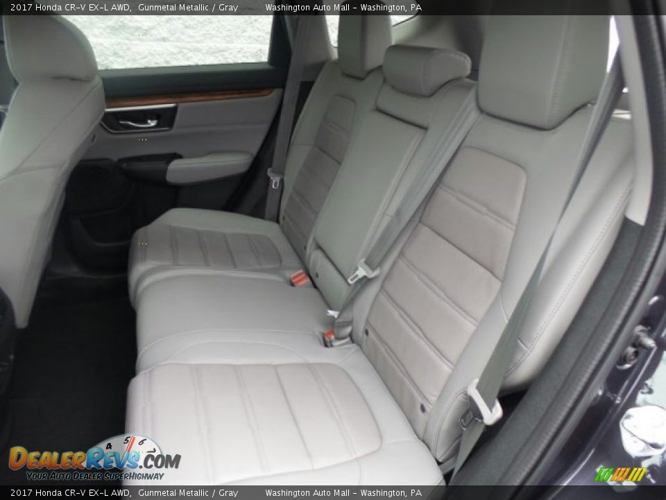 2017 Honda CR-V EX-L AWD Gunmetal Metallic / Gray Photo #10