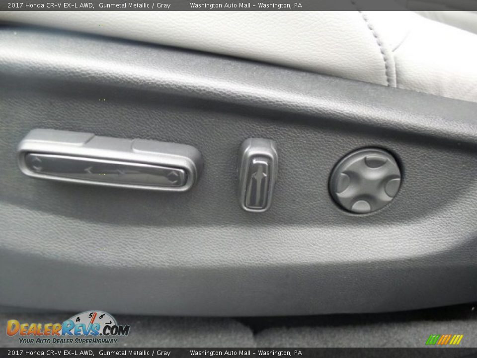 2017 Honda CR-V EX-L AWD Gunmetal Metallic / Gray Photo #13