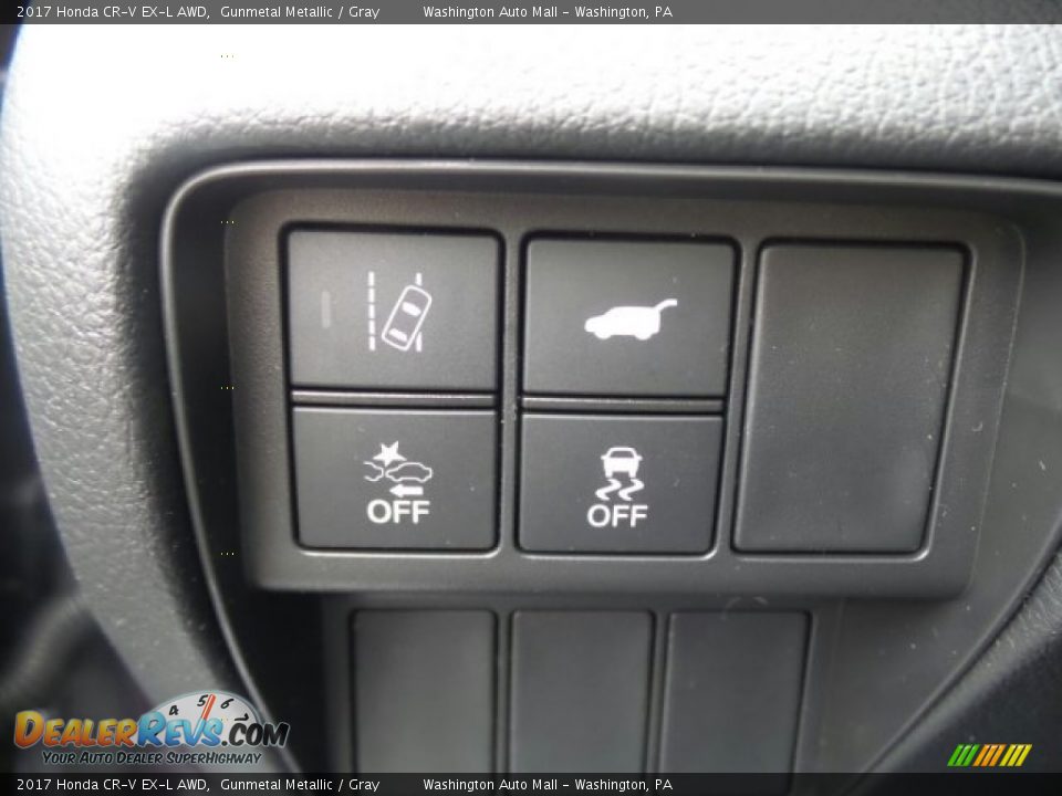 2017 Honda CR-V EX-L AWD Gunmetal Metallic / Gray Photo #14