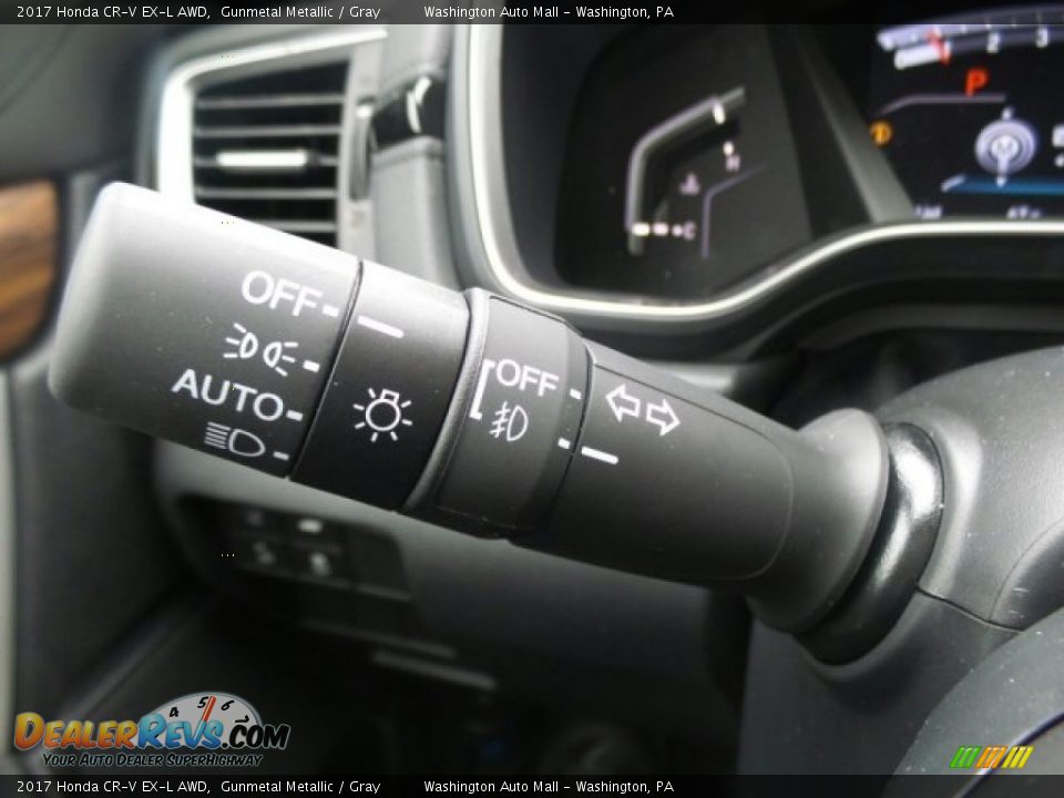 2017 Honda CR-V EX-L AWD Gunmetal Metallic / Gray Photo #20