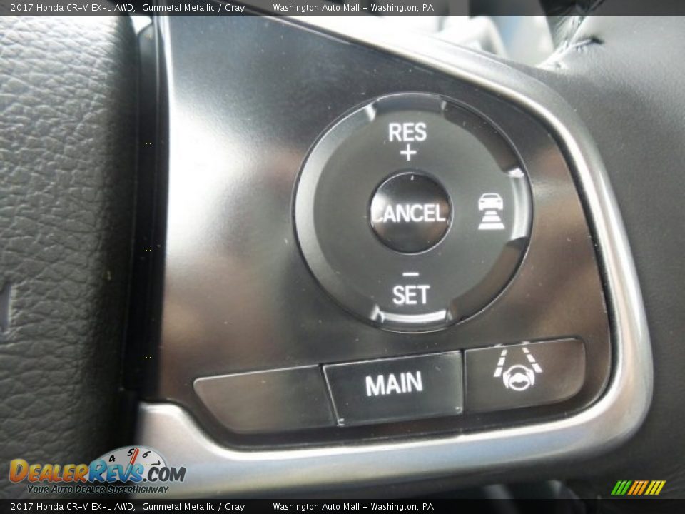 2017 Honda CR-V EX-L AWD Gunmetal Metallic / Gray Photo #21