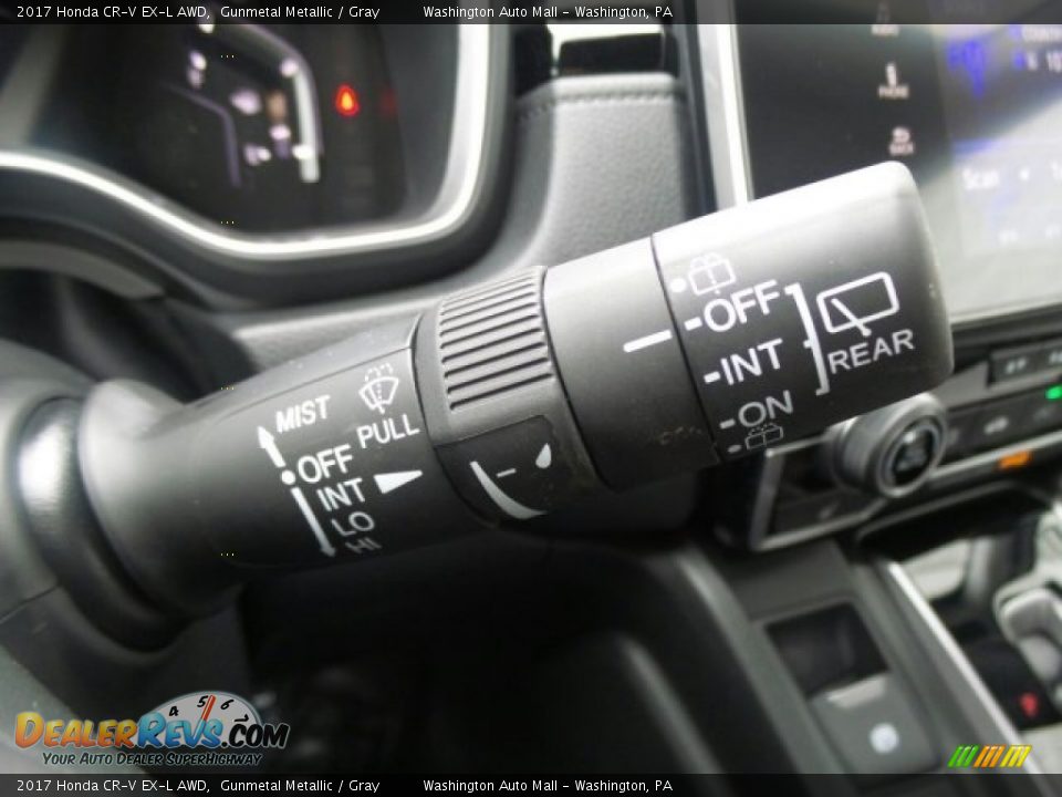2017 Honda CR-V EX-L AWD Gunmetal Metallic / Gray Photo #22