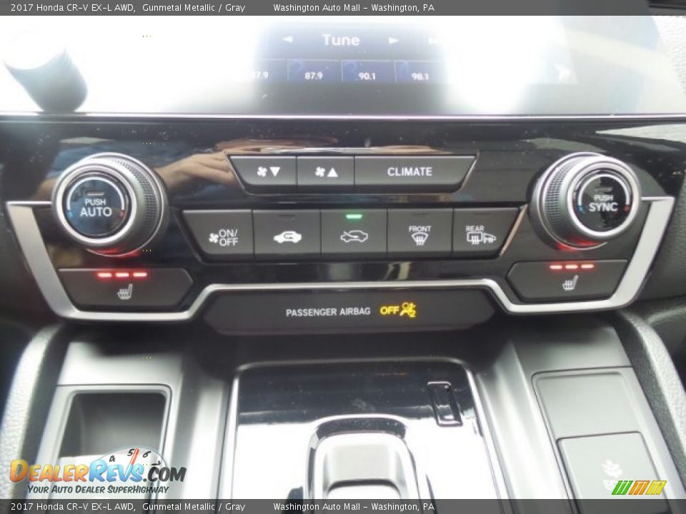 2017 Honda CR-V EX-L AWD Gunmetal Metallic / Gray Photo #28