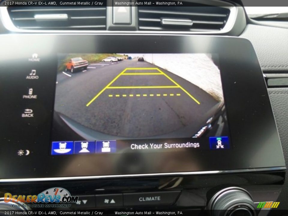 2017 Honda CR-V EX-L AWD Gunmetal Metallic / Gray Photo #30