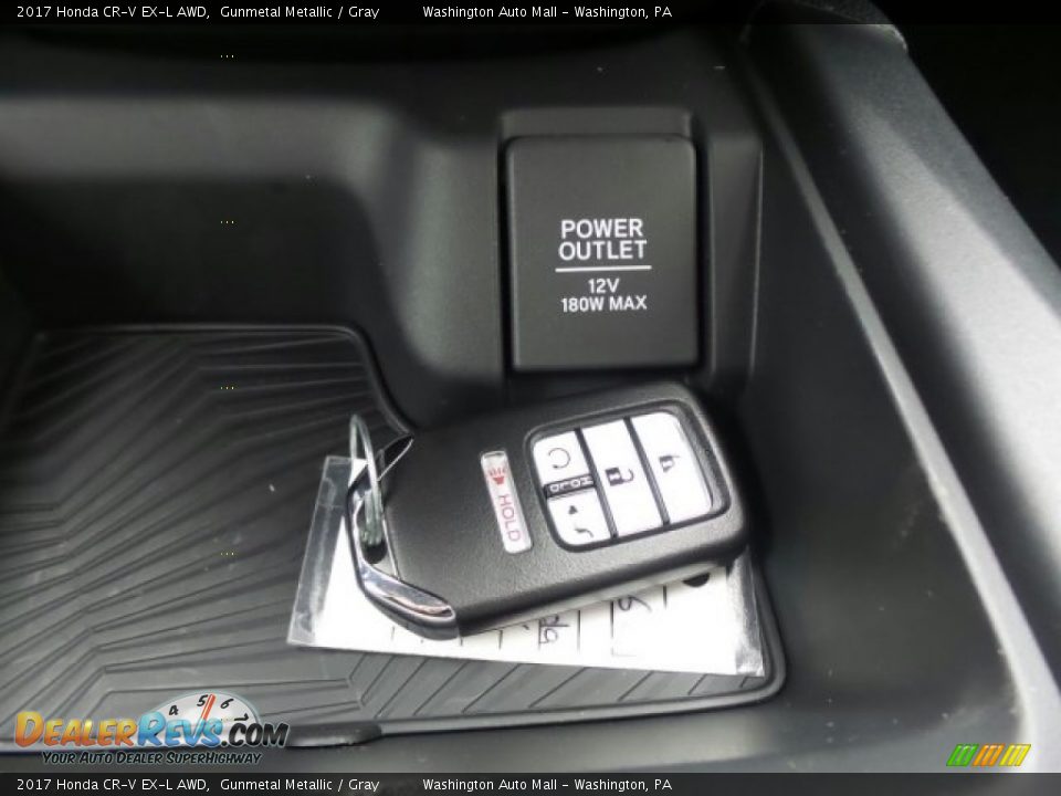 2017 Honda CR-V EX-L AWD Gunmetal Metallic / Gray Photo #31