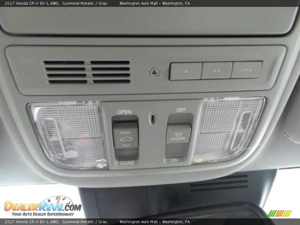 2017 Honda CR-V EX-L AWD Gunmetal Metallic / Gray Photo #32