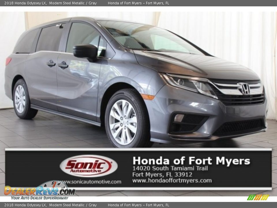 2018 Honda Odyssey LX Modern Steel Metallic / Gray Photo #1