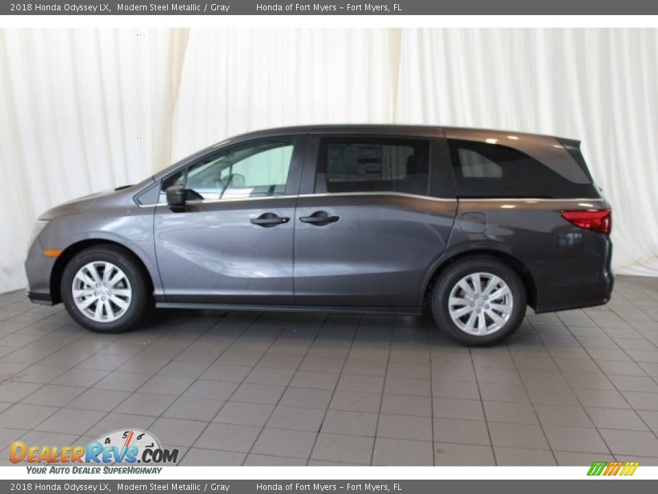 2018 Honda Odyssey LX Modern Steel Metallic / Gray Photo #5