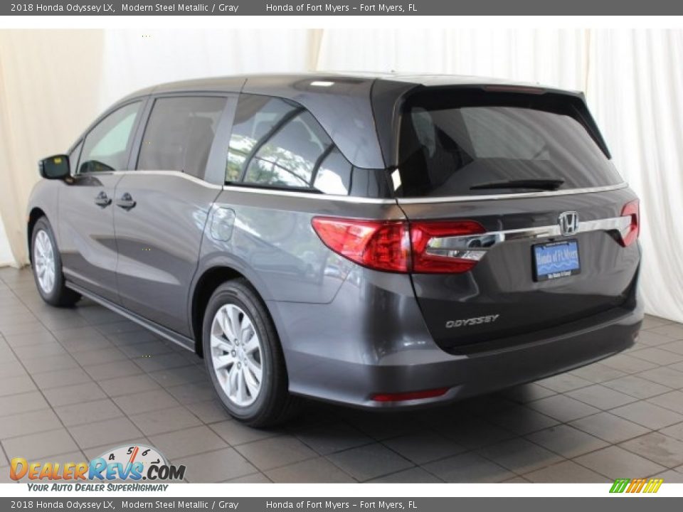 2018 Honda Odyssey LX Modern Steel Metallic / Gray Photo #6