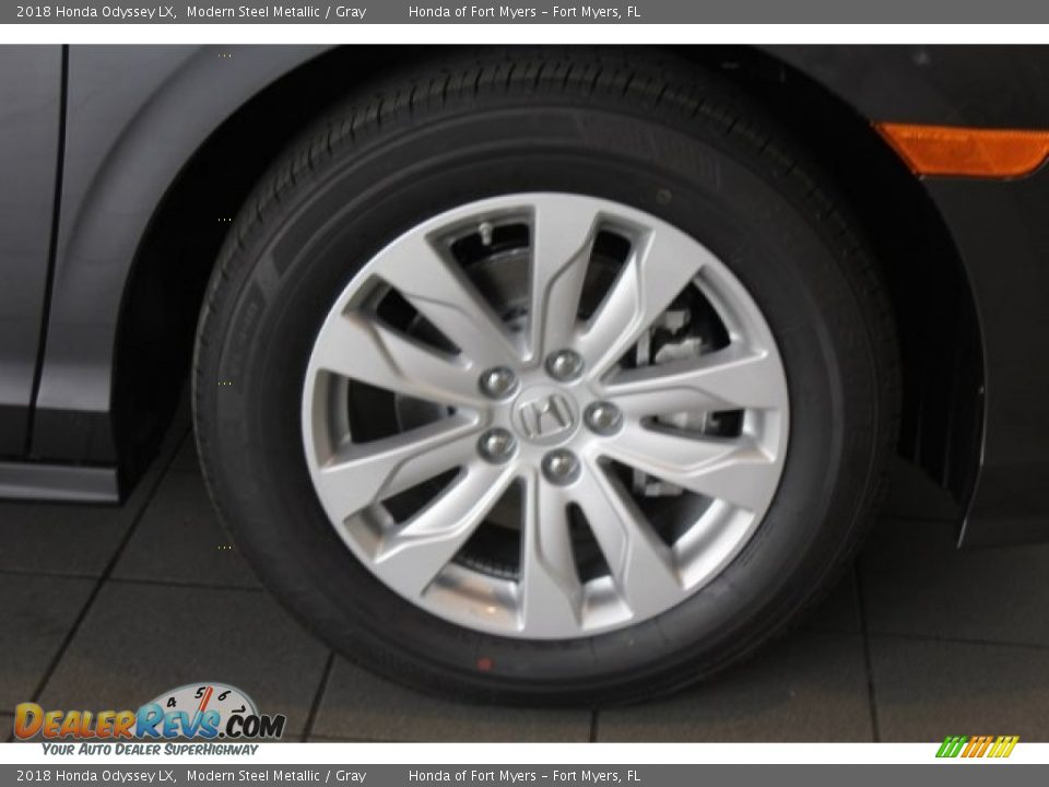 2018 Honda Odyssey LX Modern Steel Metallic / Gray Photo #8