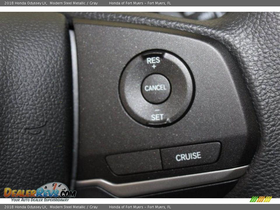 2018 Honda Odyssey LX Modern Steel Metallic / Gray Photo #14