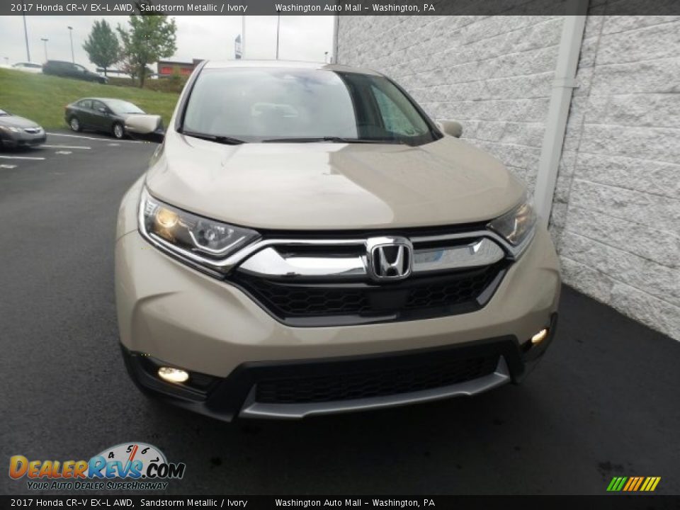 2017 Honda CR-V EX-L AWD Sandstorm Metallic / Ivory Photo #3