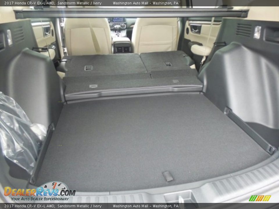 2017 Honda CR-V EX-L AWD Sandstorm Metallic / Ivory Photo #11