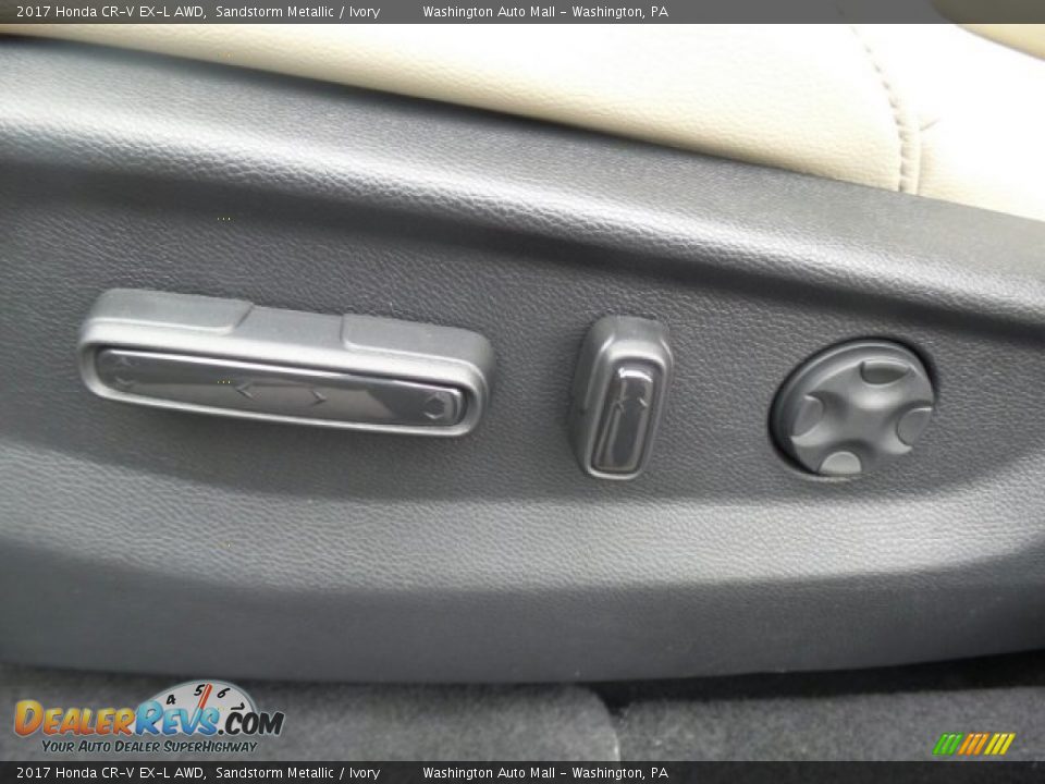 2017 Honda CR-V EX-L AWD Sandstorm Metallic / Ivory Photo #13