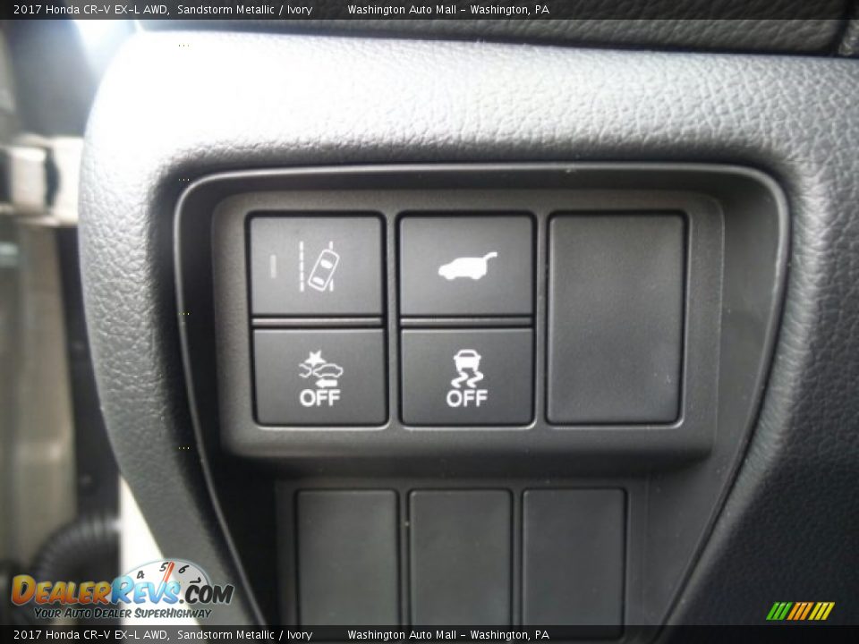 2017 Honda CR-V EX-L AWD Sandstorm Metallic / Ivory Photo #14
