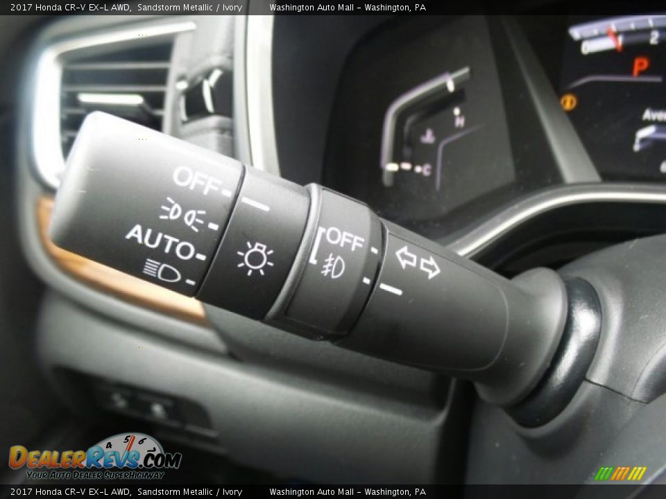 2017 Honda CR-V EX-L AWD Sandstorm Metallic / Ivory Photo #20