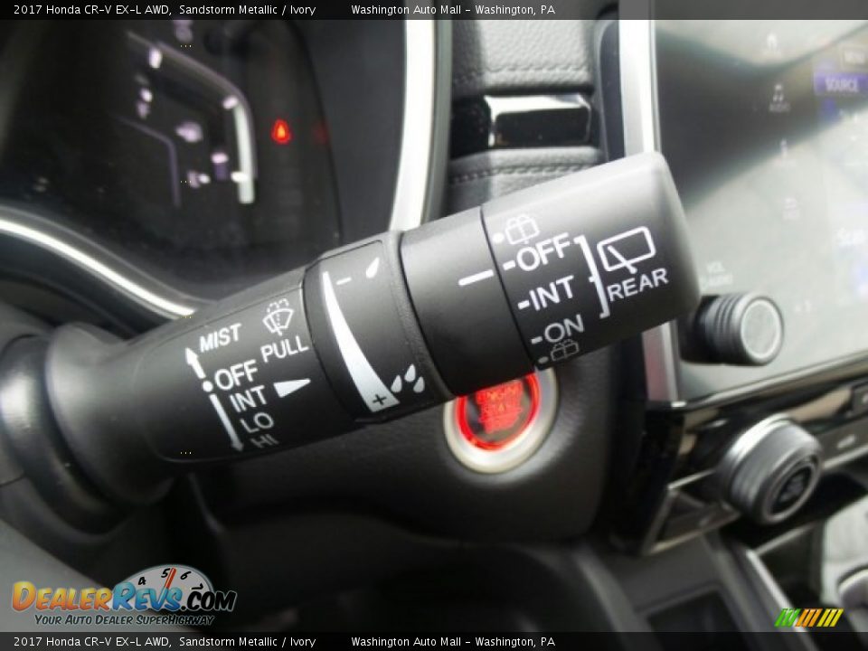 2017 Honda CR-V EX-L AWD Sandstorm Metallic / Ivory Photo #22