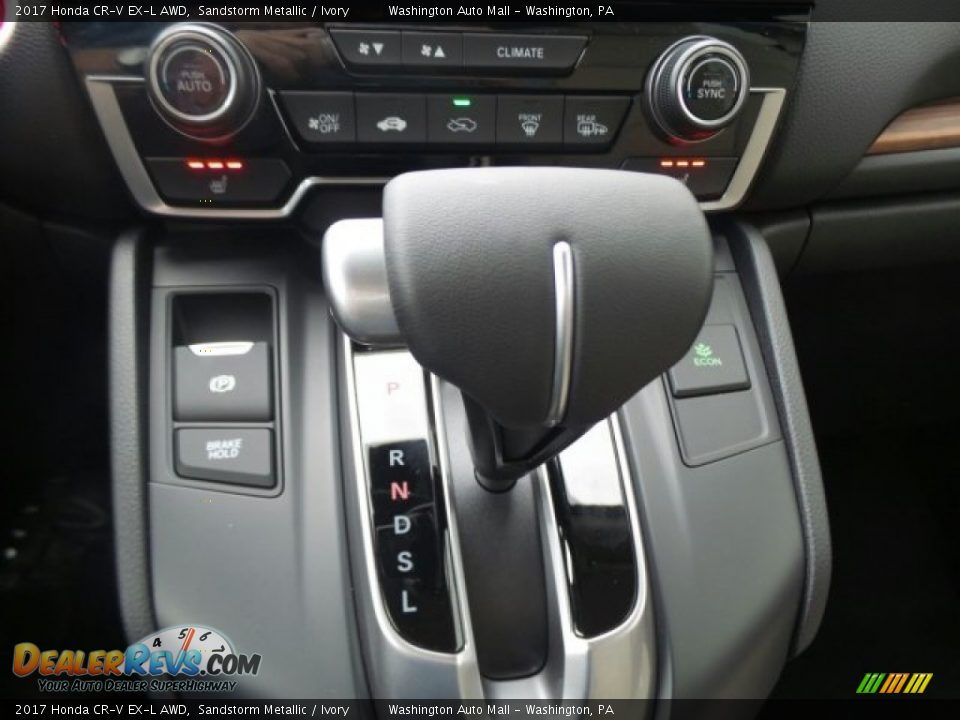 2017 Honda CR-V EX-L AWD Sandstorm Metallic / Ivory Photo #28