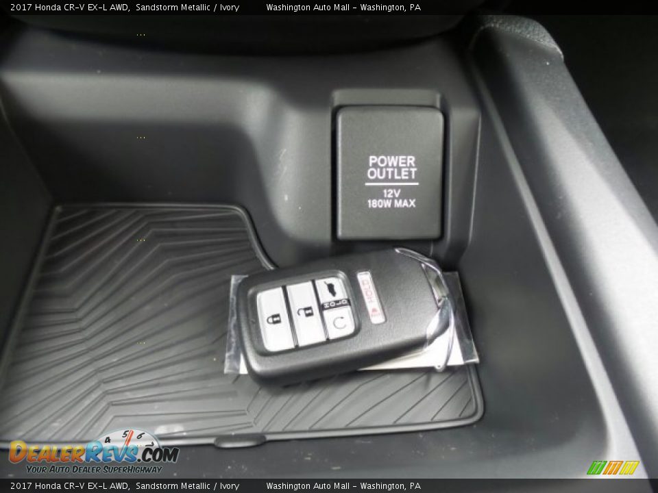2017 Honda CR-V EX-L AWD Sandstorm Metallic / Ivory Photo #29