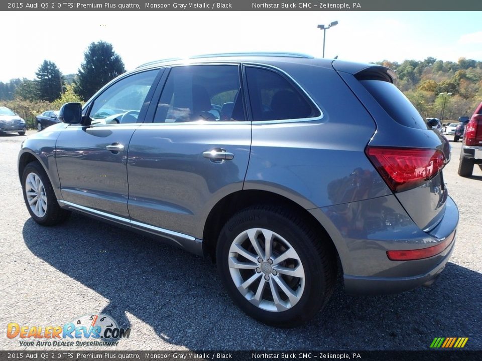 2015 Audi Q5 2.0 TFSI Premium Plus quattro Monsoon Gray Metallic / Black Photo #11