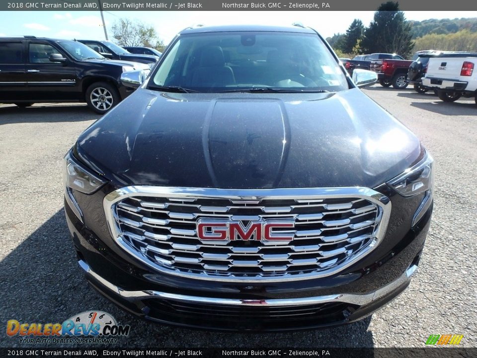 2018 GMC Terrain Denali AWD Ebony Twilight Metallic / ­Jet Black Photo #2