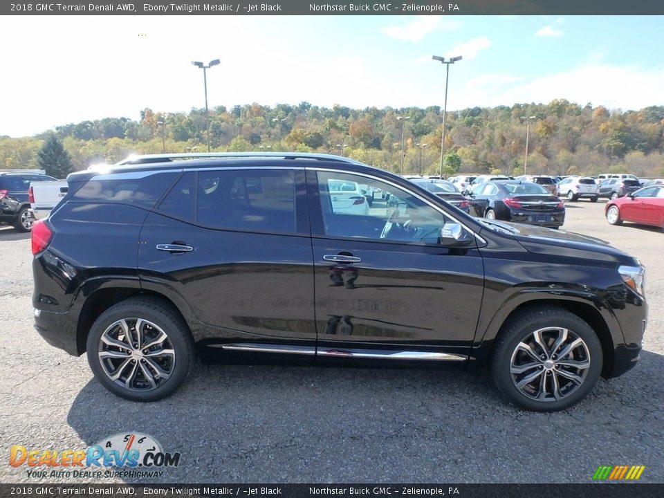 Ebony Twilight Metallic 2018 GMC Terrain Denali AWD Photo #4