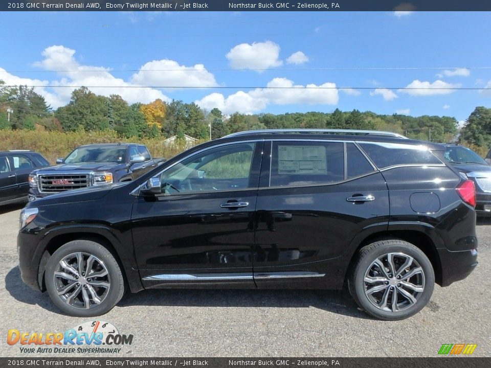 Ebony Twilight Metallic 2018 GMC Terrain Denali AWD Photo #8