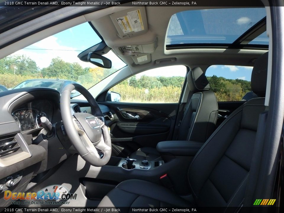 2018 GMC Terrain Denali AWD Ebony Twilight Metallic / ­Jet Black Photo #10