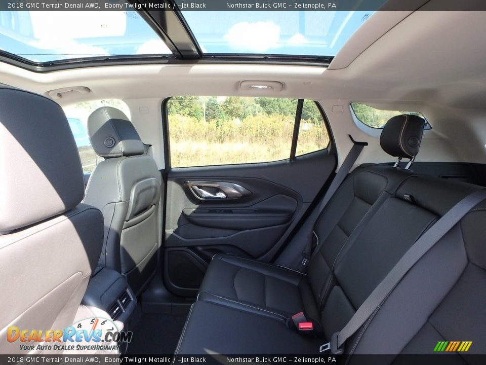 2018 GMC Terrain Denali AWD Ebony Twilight Metallic / ­Jet Black Photo #11