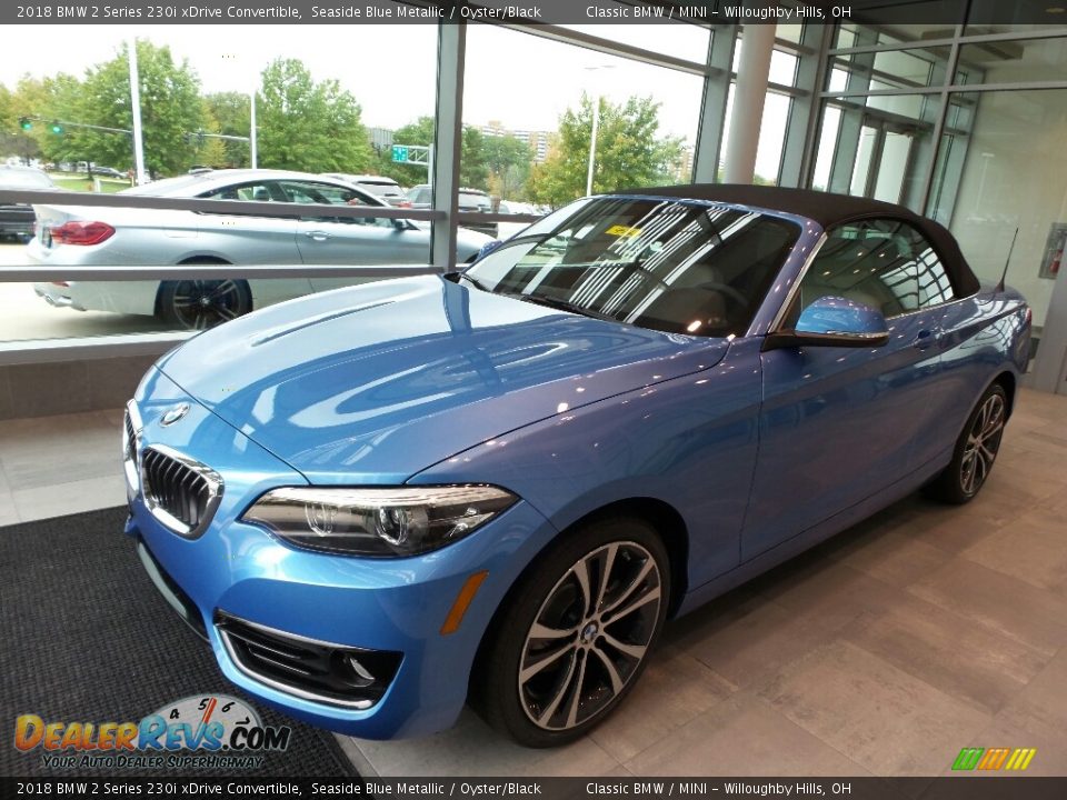 Seaside Blue Metallic 2018 BMW 2 Series 230i xDrive Convertible Photo #9