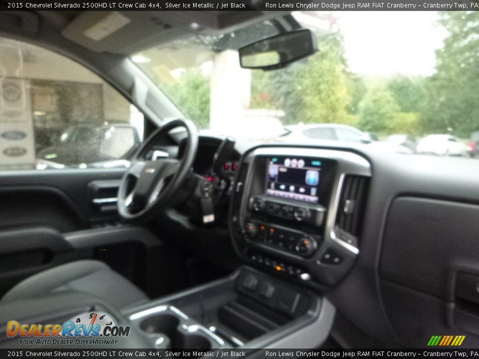 2015 Chevrolet Silverado 2500HD LT Crew Cab 4x4 Silver Ice Metallic / Jet Black Photo #13