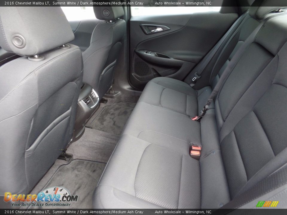 2016 Chevrolet Malibu LT Summit White / Dark Atmosphere/Medium Ash Gray Photo #12