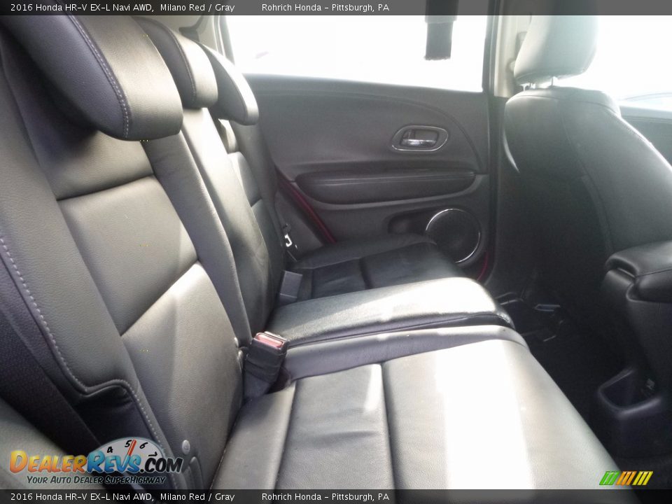 2016 Honda HR-V EX-L Navi AWD Milano Red / Gray Photo #15