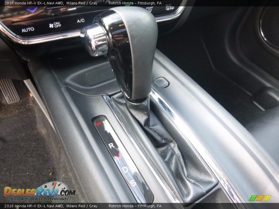 2016 Honda HR-V EX-L Navi AWD Milano Red / Gray Photo #23