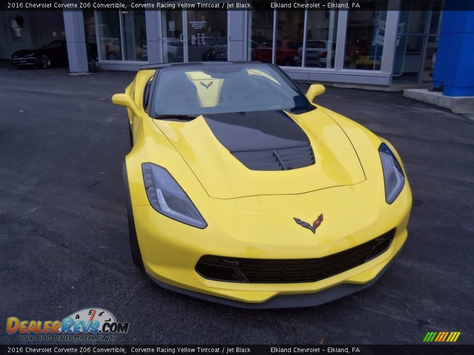 2016 Chevrolet Corvette Z06 Convertible Corvette Racing Yellow Tintcoat / Jet Black Photo #3