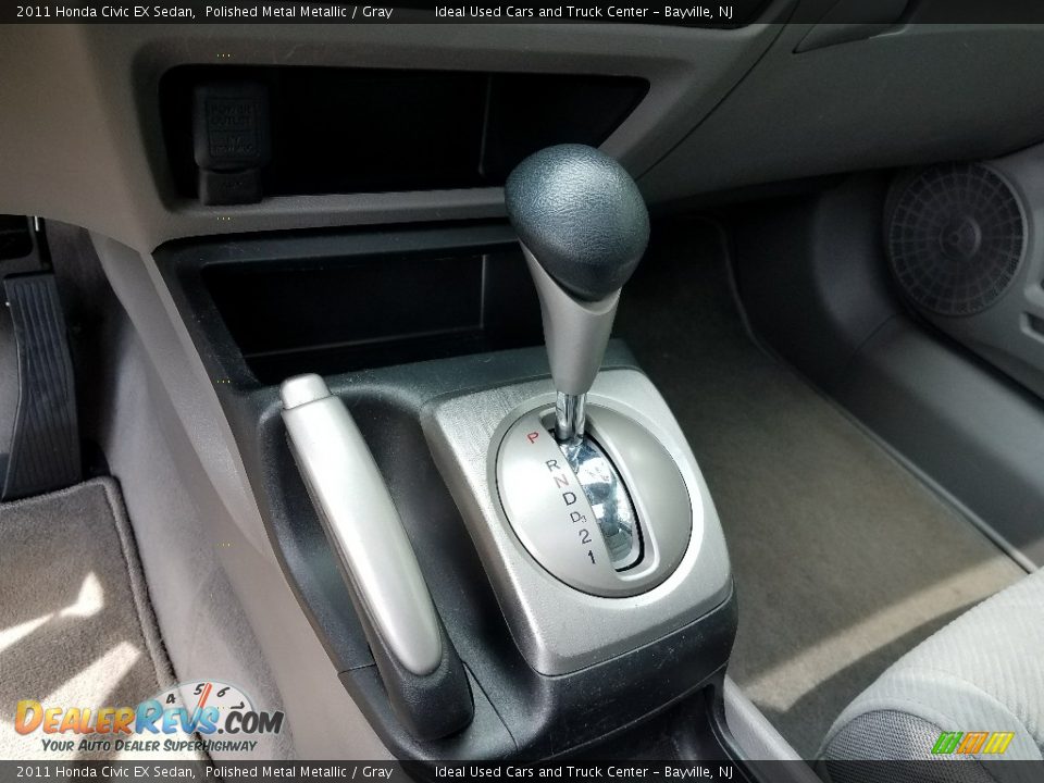 2011 Honda Civic EX Sedan Polished Metal Metallic / Gray Photo #17