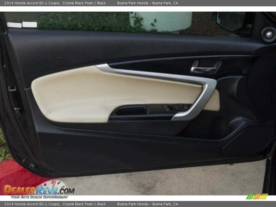 2014 Honda Accord EX-L Coupe Crystal Black Pearl / Black Photo #22