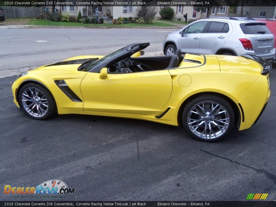 2016 Chevrolet Corvette Z06 Convertible Corvette Racing Yellow Tintcoat / Jet Black Photo #6