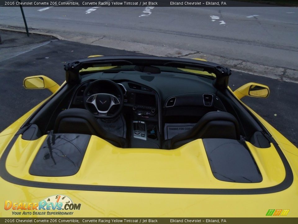 2016 Chevrolet Corvette Z06 Convertible Corvette Racing Yellow Tintcoat / Jet Black Photo #8