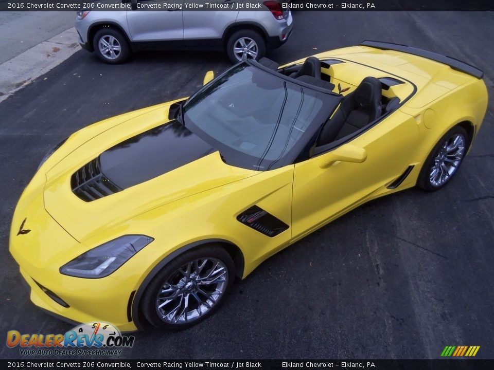 2016 Chevrolet Corvette Z06 Convertible Corvette Racing Yellow Tintcoat / Jet Black Photo #9