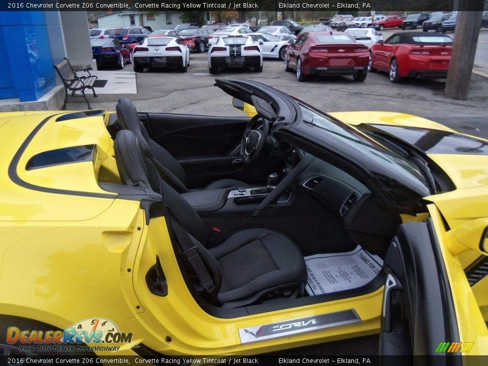 2016 Chevrolet Corvette Z06 Convertible Corvette Racing Yellow Tintcoat / Jet Black Photo #11