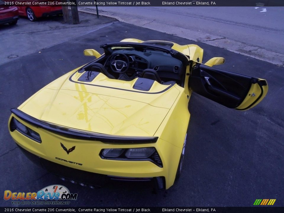2016 Chevrolet Corvette Z06 Convertible Corvette Racing Yellow Tintcoat / Jet Black Photo #12