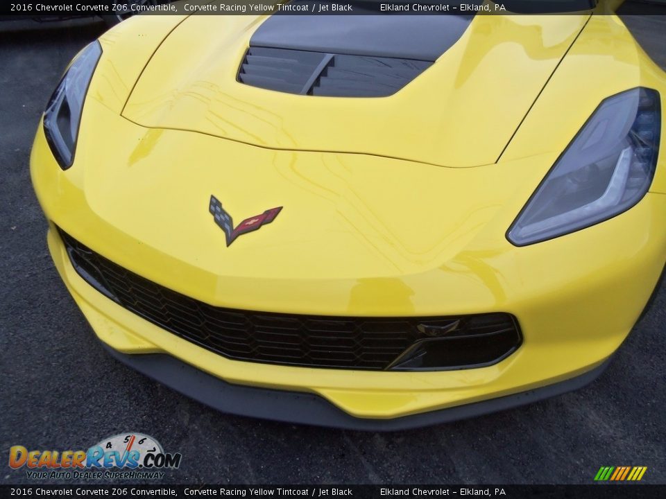 2016 Chevrolet Corvette Z06 Convertible Corvette Racing Yellow Tintcoat / Jet Black Photo #15