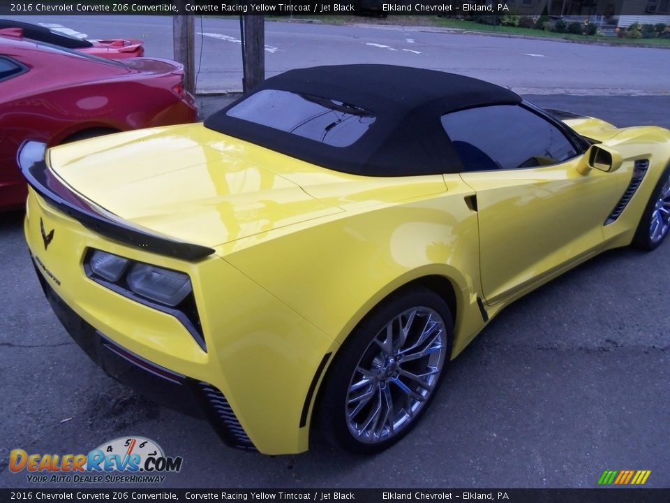 2016 Chevrolet Corvette Z06 Convertible Corvette Racing Yellow Tintcoat / Jet Black Photo #34