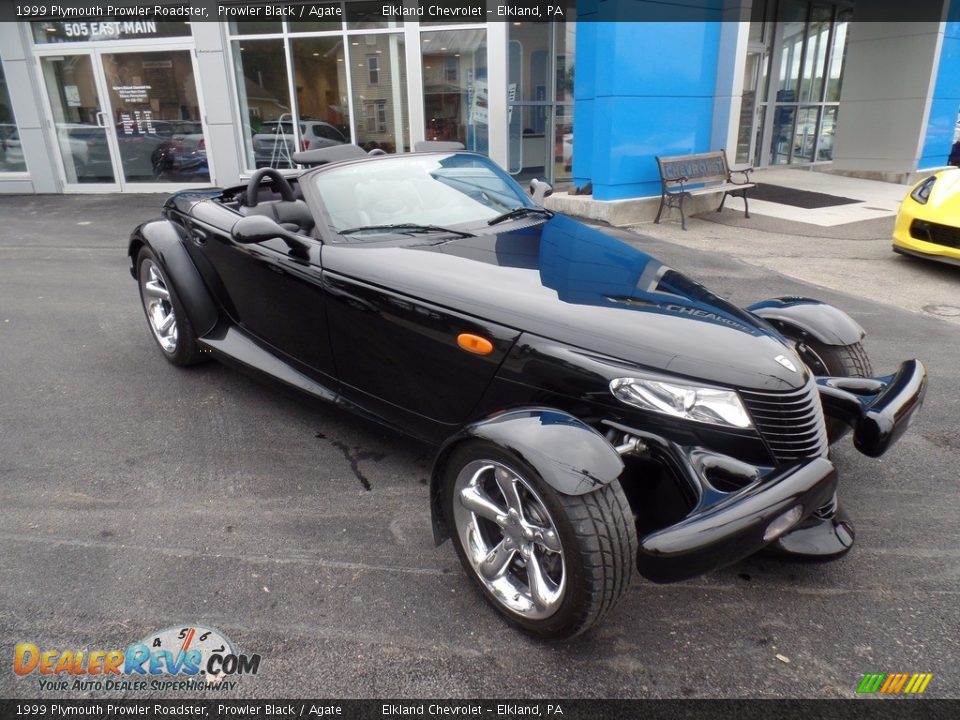 1999 Plymouth Prowler Roadster Prowler Black / Agate Photo #12