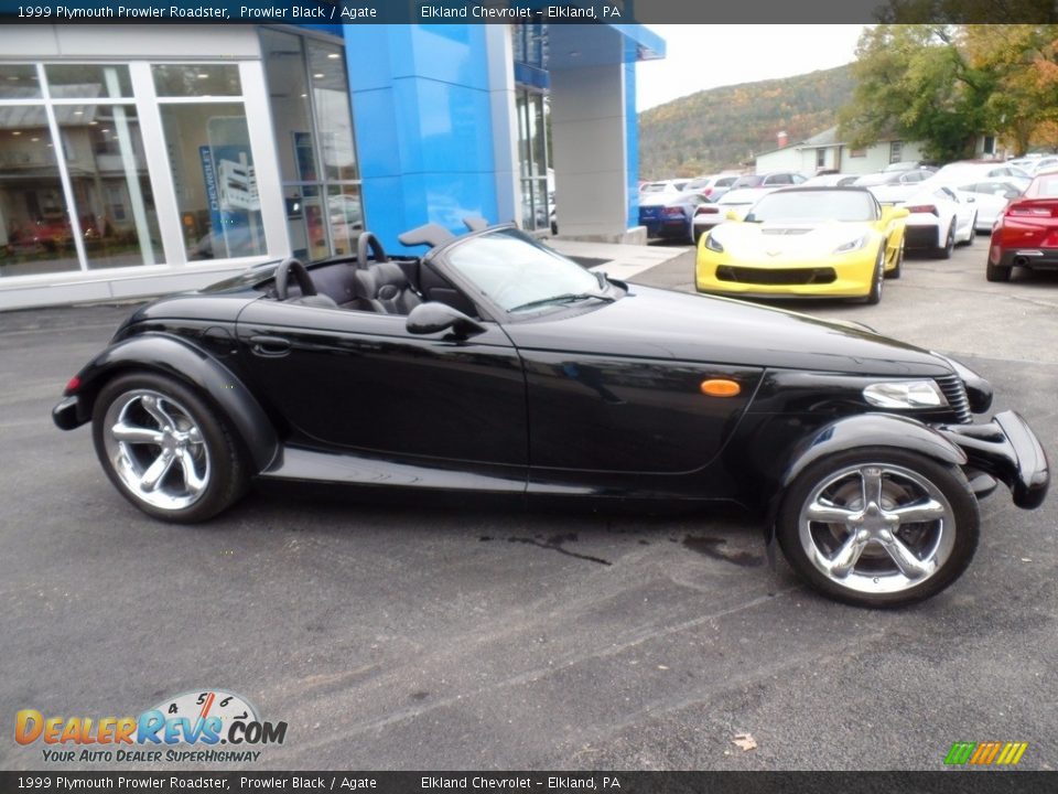 1999 Plymouth Prowler Roadster Prowler Black / Agate Photo #13
