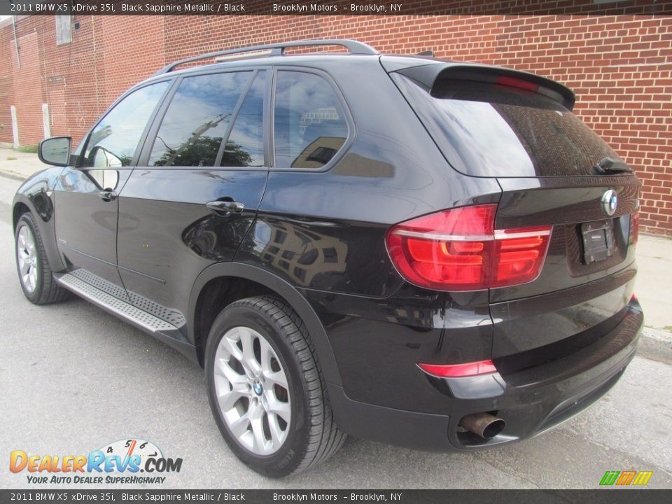 2011 BMW X5 xDrive 35i Black Sapphire Metallic / Black Photo #8