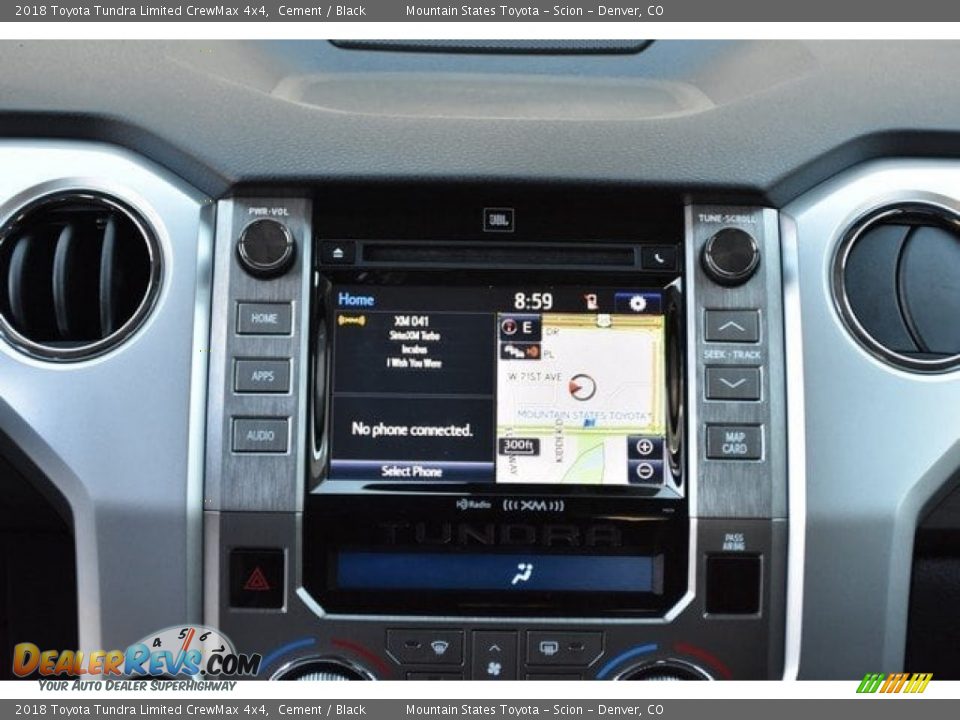 Navigation of 2018 Toyota Tundra Limited CrewMax 4x4 Photo #6