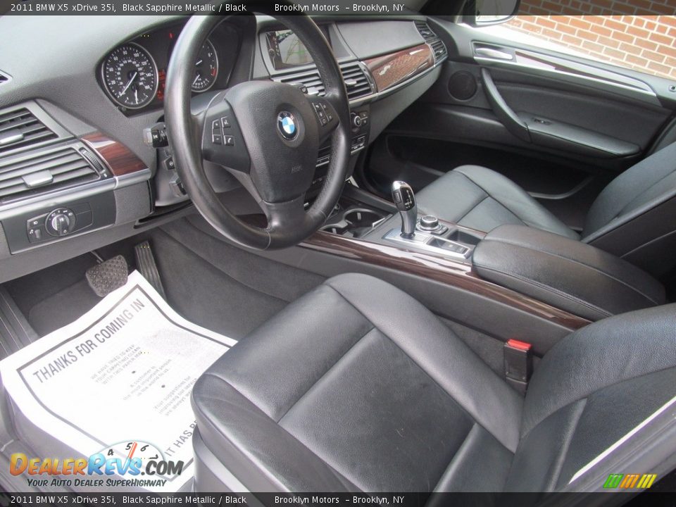 2011 BMW X5 xDrive 35i Black Sapphire Metallic / Black Photo #18