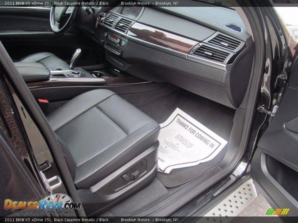 2011 BMW X5 xDrive 35i Black Sapphire Metallic / Black Photo #28